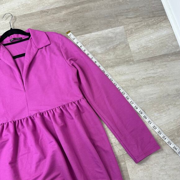 Zara Fuchsia Mini Dress - Picture 9 of 9